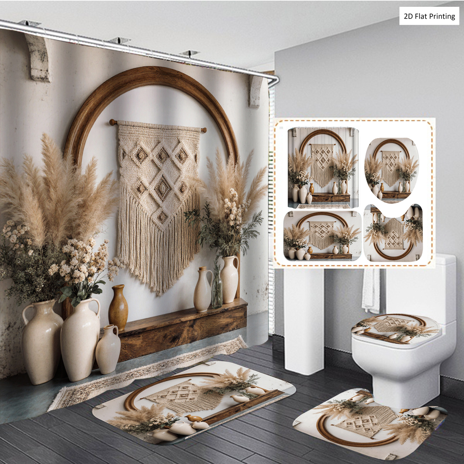 Bohemian Style Vases and Pampa - Home Bathroom Accessories avis et prix