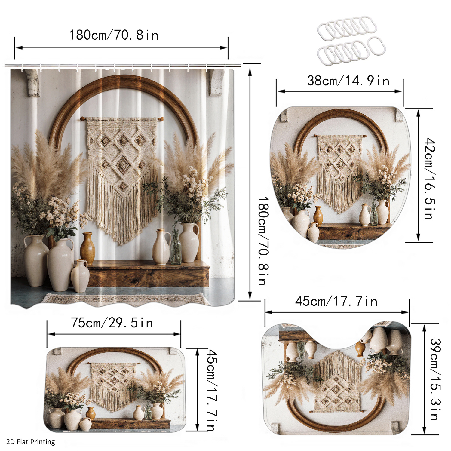 Bohemian Style Vases and Pampa - Home Bathroom Accessories avis et prix