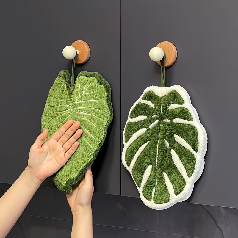 Leaf Hand Towel Bathroom Acces - Home Bathroom Accessories avis et prix