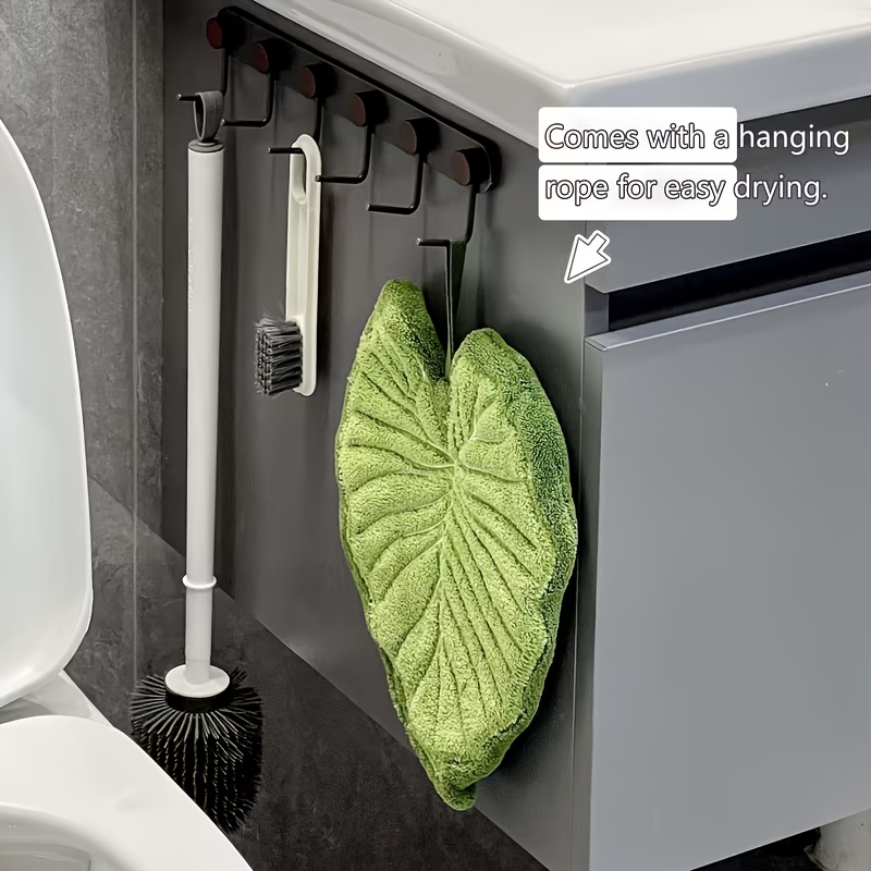 Leaf Hand Towel Bathroom Acces - Home Bathroom Accessories avis et prix