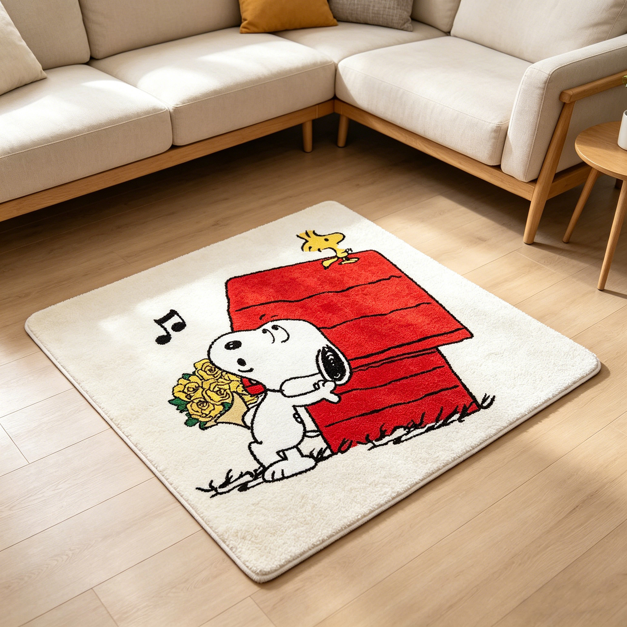 Cute Cartoon Snoopy House Shap - Home Goods Bathroom Mats avis et prix