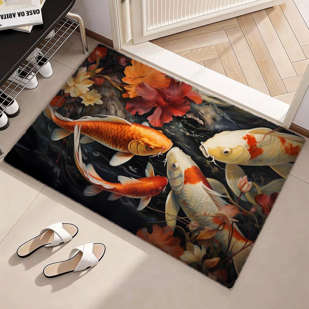 Koi fish that bring you good l - Home Goods Bathroom Mats avis et prix