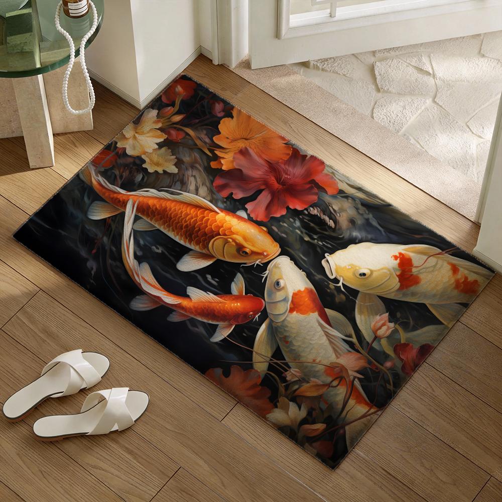 Koi fish that bring you good l - Home Goods Bathroom Mats avis et prix