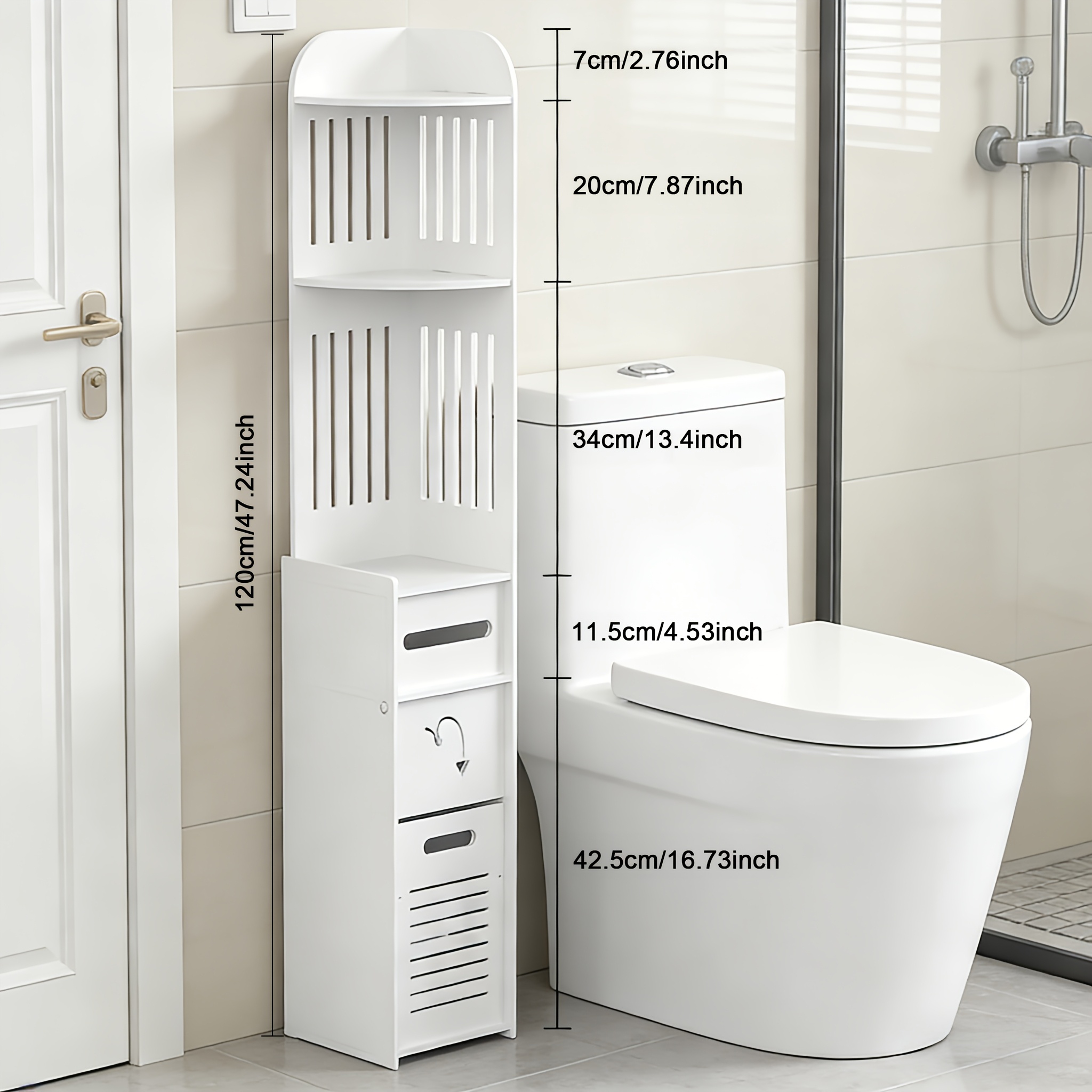 Space-Saving Bathroom Cabinet, - Home Bathroom Accessories avis et prix