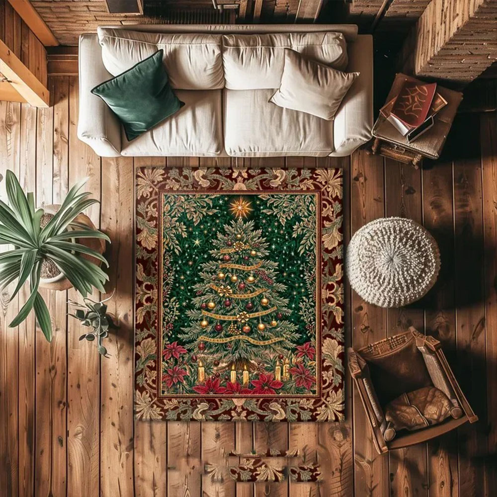 Christmas Santa Sleigh Rug Fes - Home Bathroom Scene avis et prix