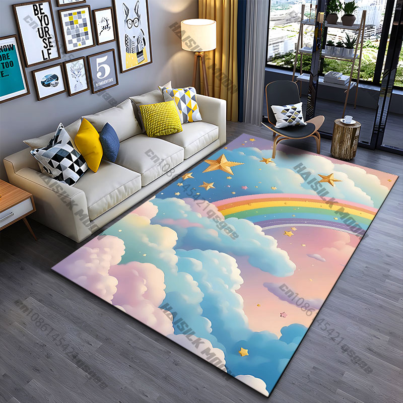Dreamy sky rainbow scene carpe - Home Bathroom Scene avis et prix