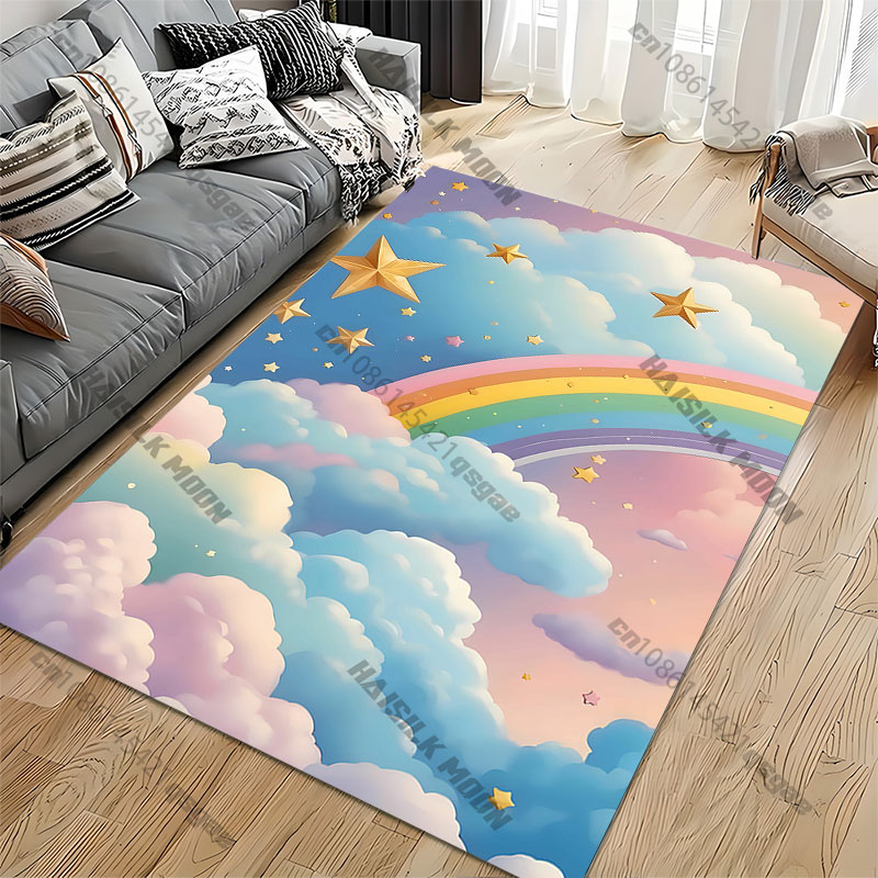 Dreamy sky rainbow scene carpe - Home Bathroom Scene avis et prix
