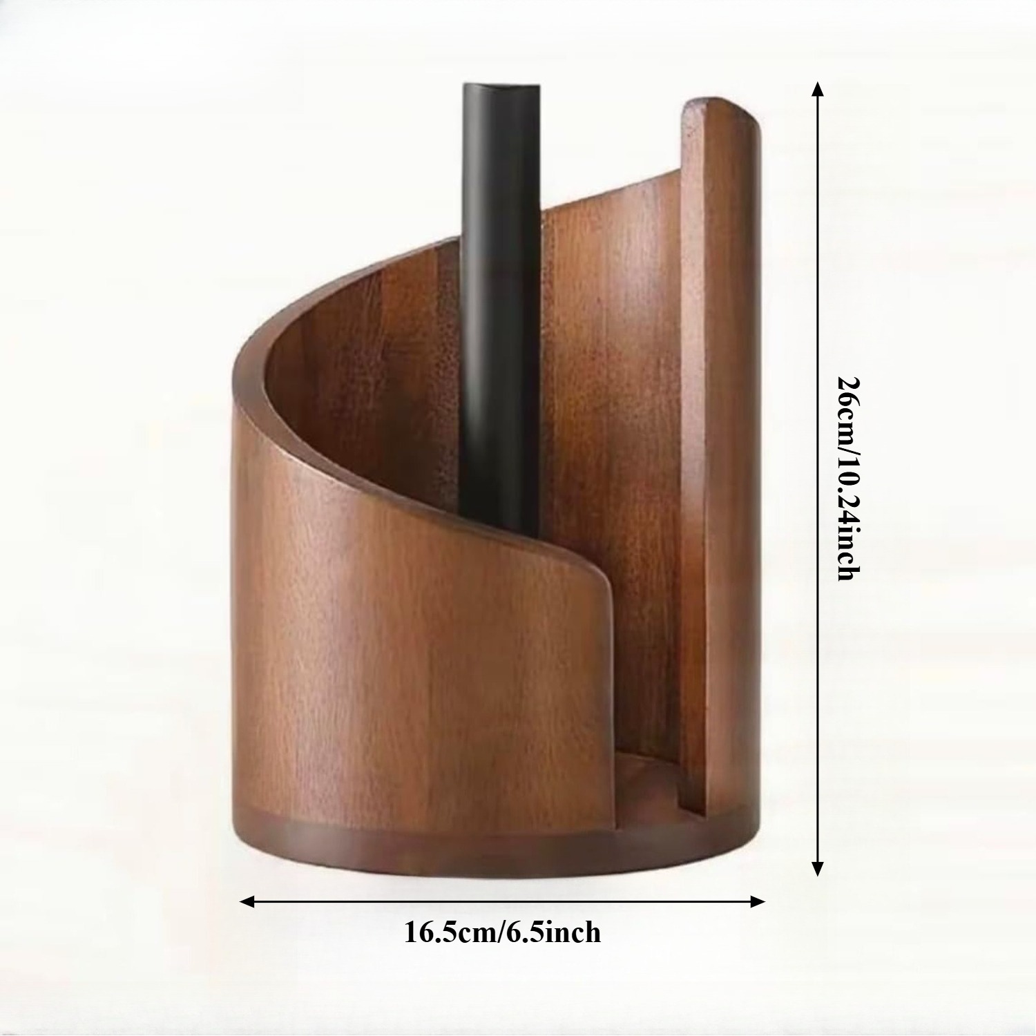 Natural Wood Kitchen Paper Tow - Home Bathroom Paper Towel Dispenser avis et prix