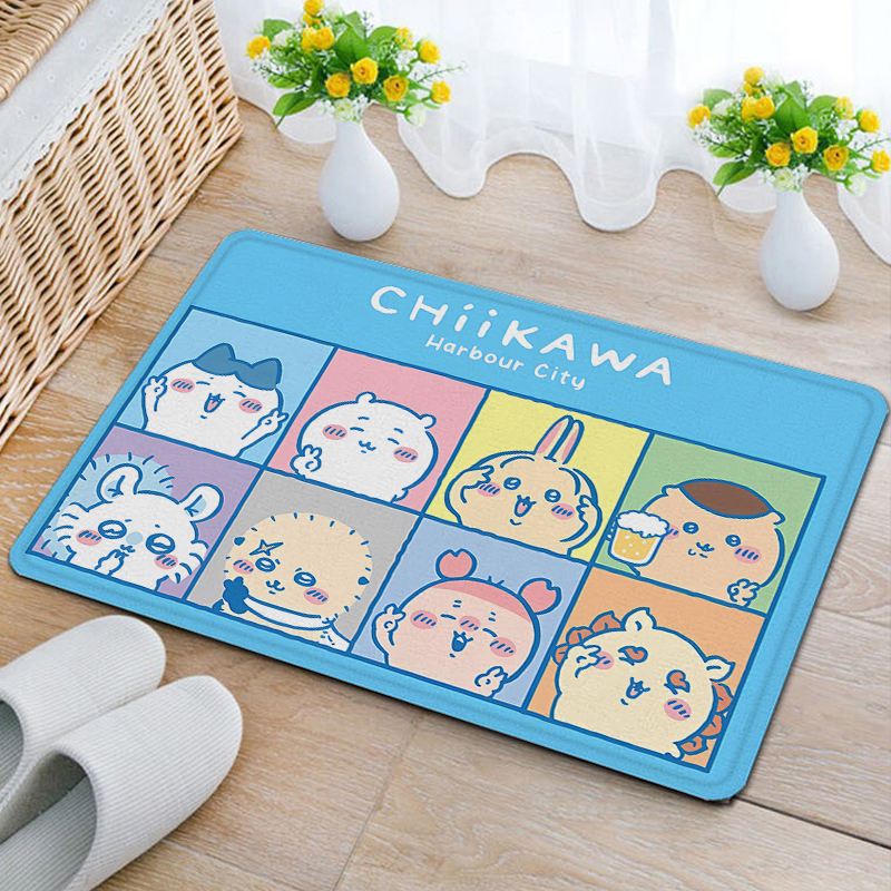 Anime Chiikawas Flannel Carpet - Home Goods Bathroom Mats avis et prix