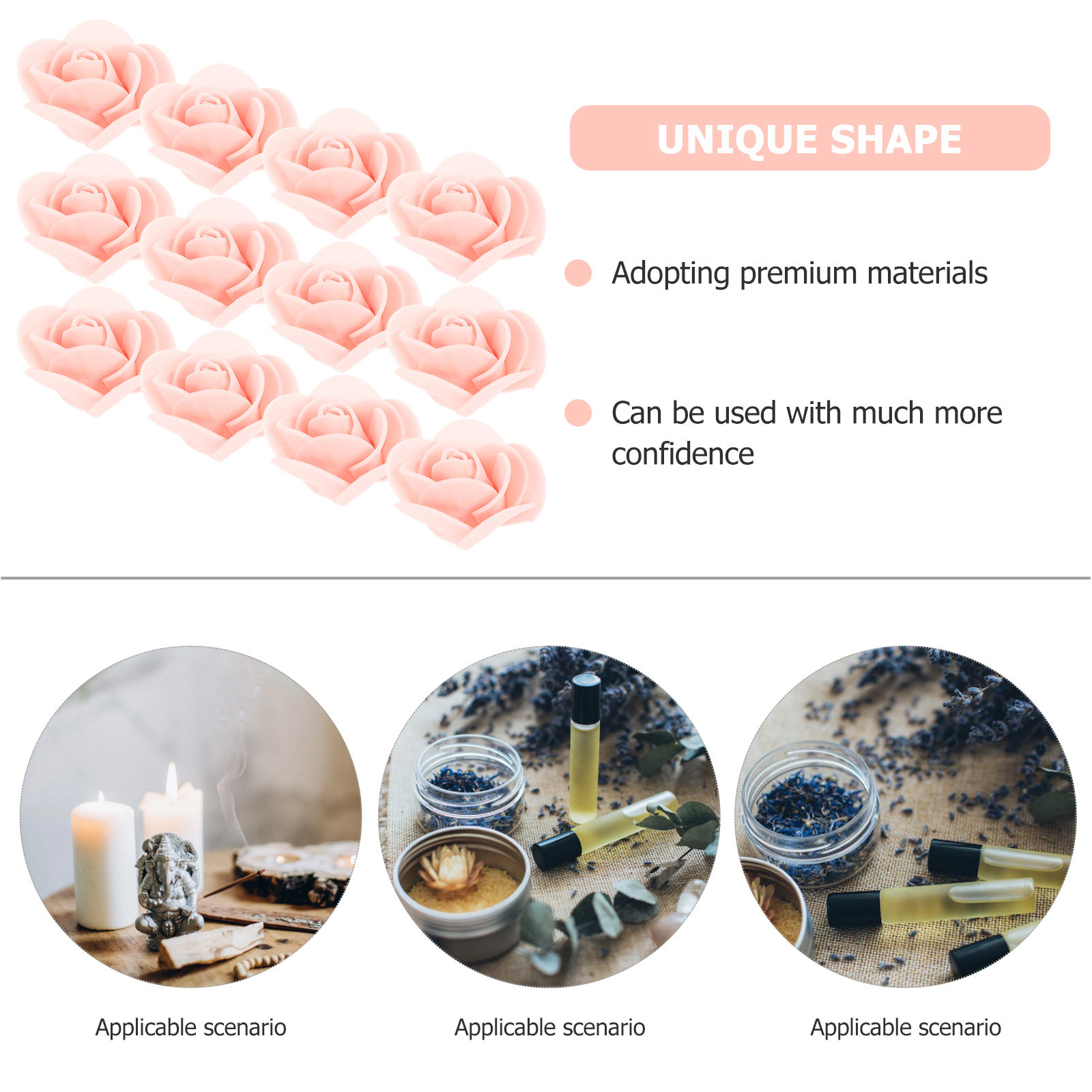 Foam Rose Flower Aroma Diffuse - Home Essentials Bathroom Cabinet avis et prix