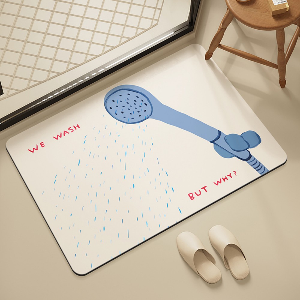 VIKAMA Bathroom Tile Shower Ma - Home Goods Bathroom Mats avis et prix