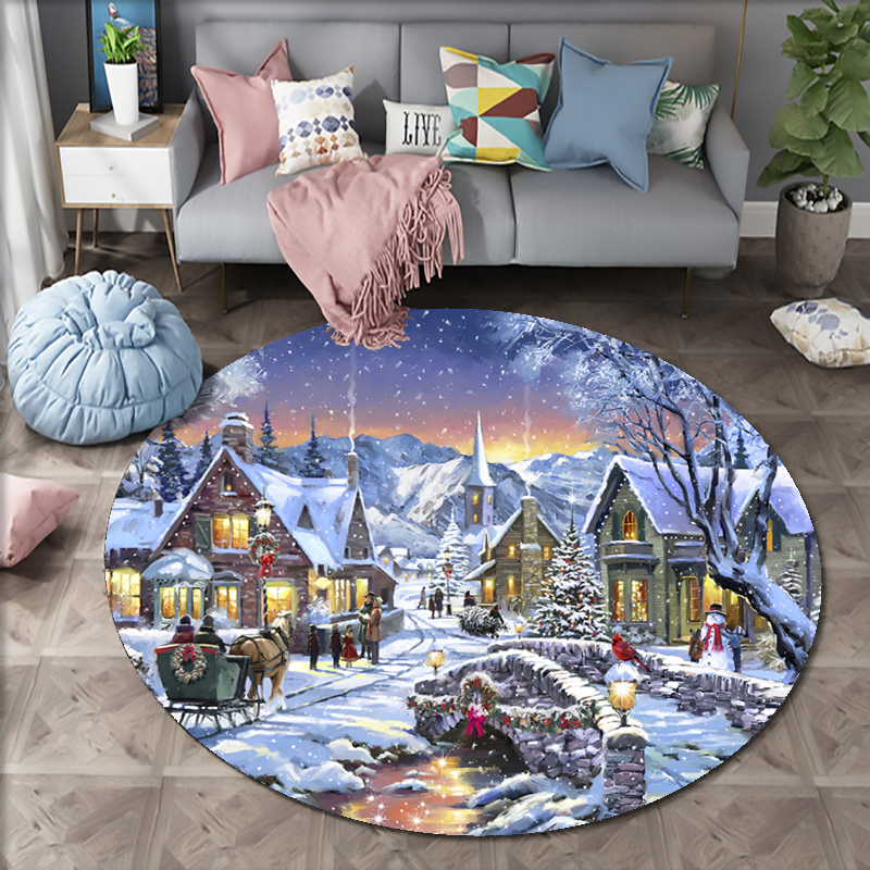 Christmas Woods Snow Scene Car - Home Bathroom Scene avis et prix