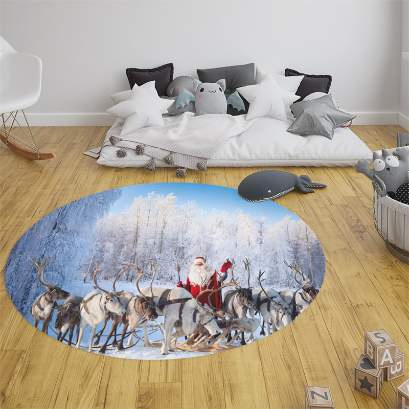 Christmas Woods Snow Scene Car - Home Bathroom Scene avis et prix