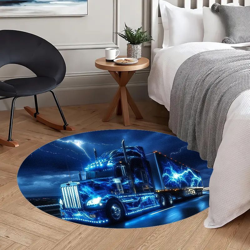 Electric truck night rug flann - Home Bathroom Scene avis et prix