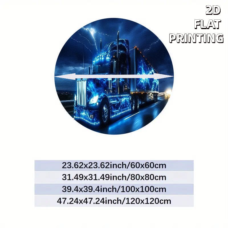 Electric truck night rug flann - Home Bathroom Scene avis et prix