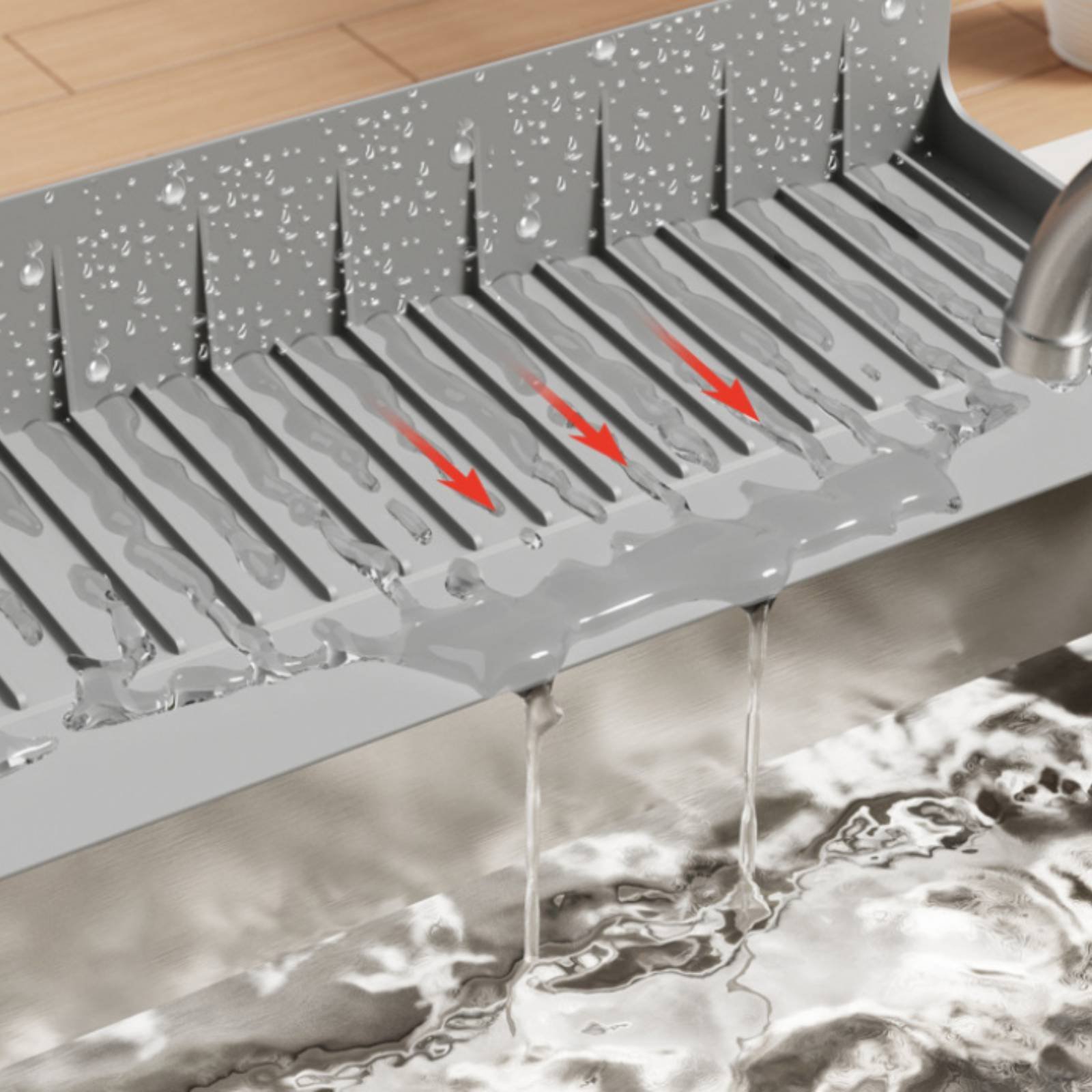 Silicone Sink Splash Guard Wat - Home Bathroom Accessories avis et prix