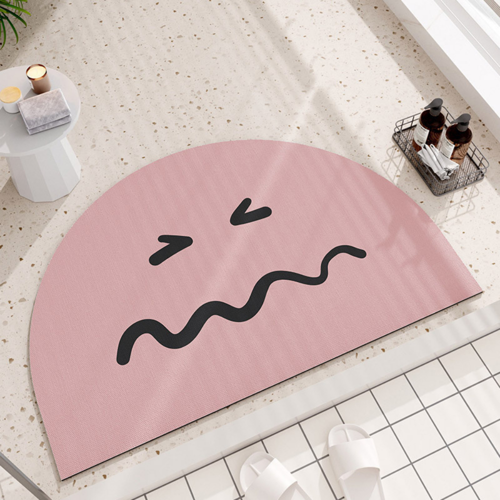 Grey Sketch Leaf Monogram semi - Home Bathroom Scene avis et prix
