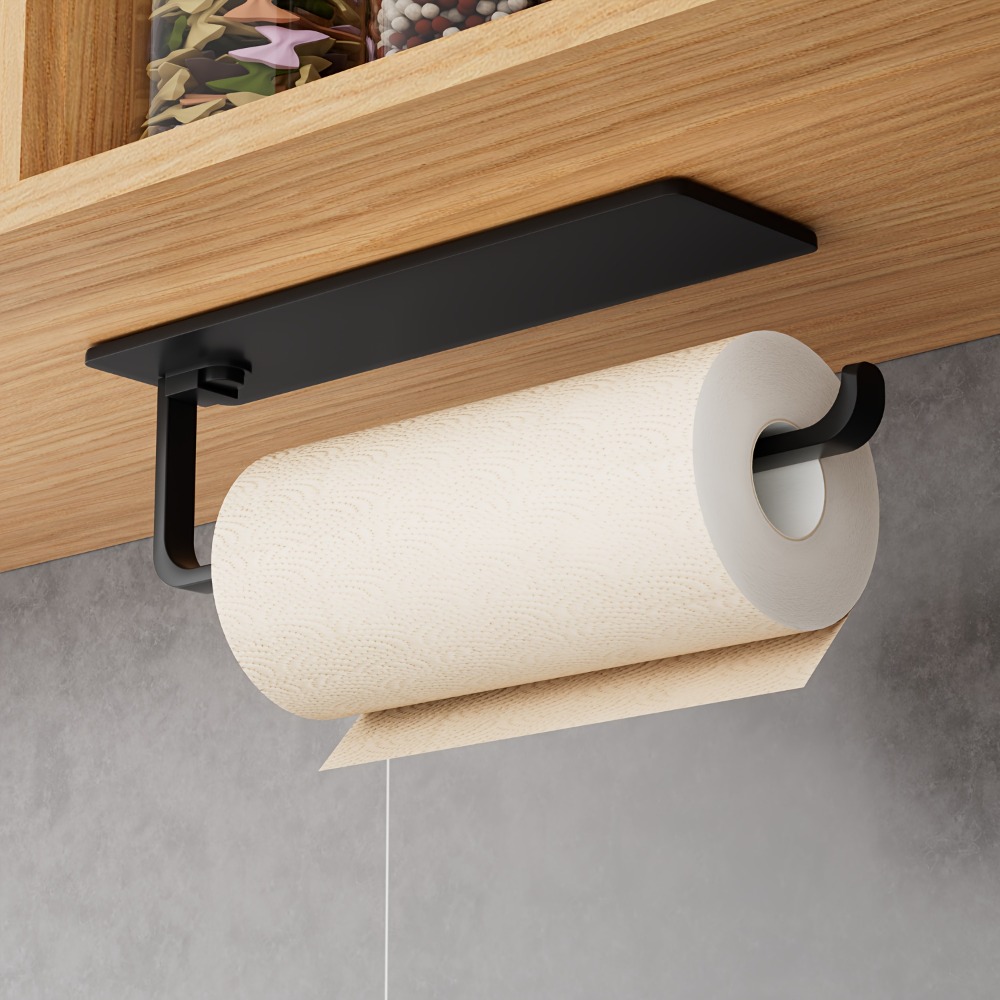 1pc Kitchen Towel Holder - Han - Home Bathroom Paper Towel Dispenser avis et prix