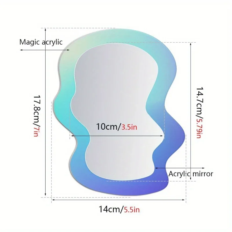Magnetic Geometric Pattern Mir - Home Essentials Bathroom Cabinet avis et prix