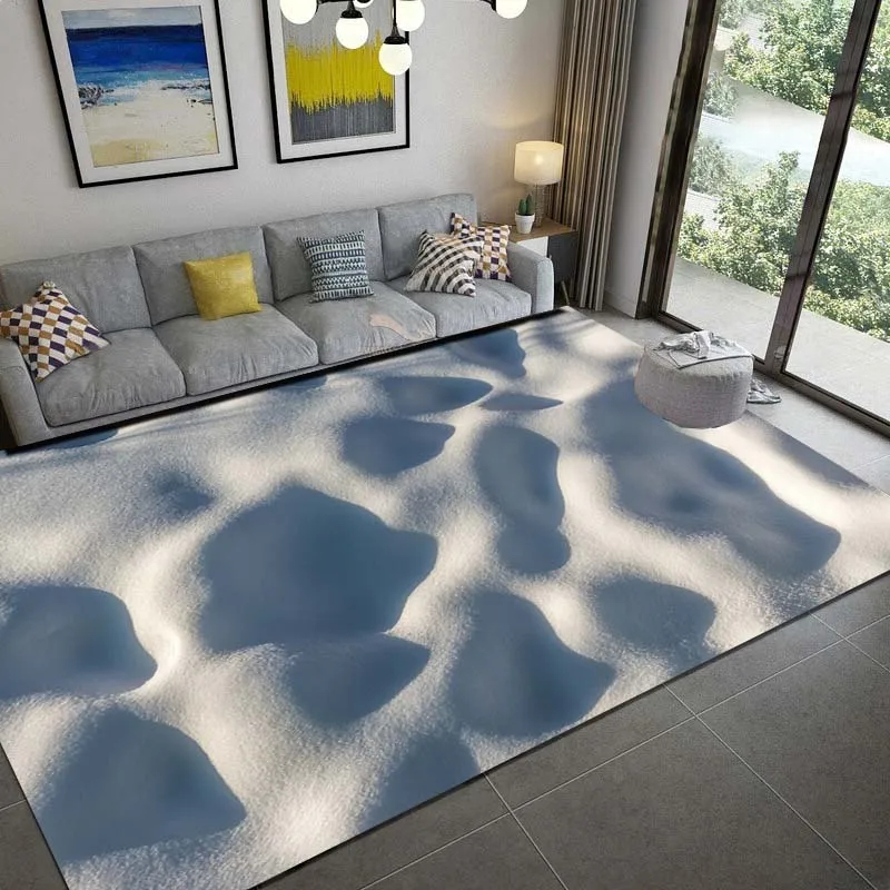 Snow Scene Carpet Rug for Wint - Home Bathroom Scene avis et prix