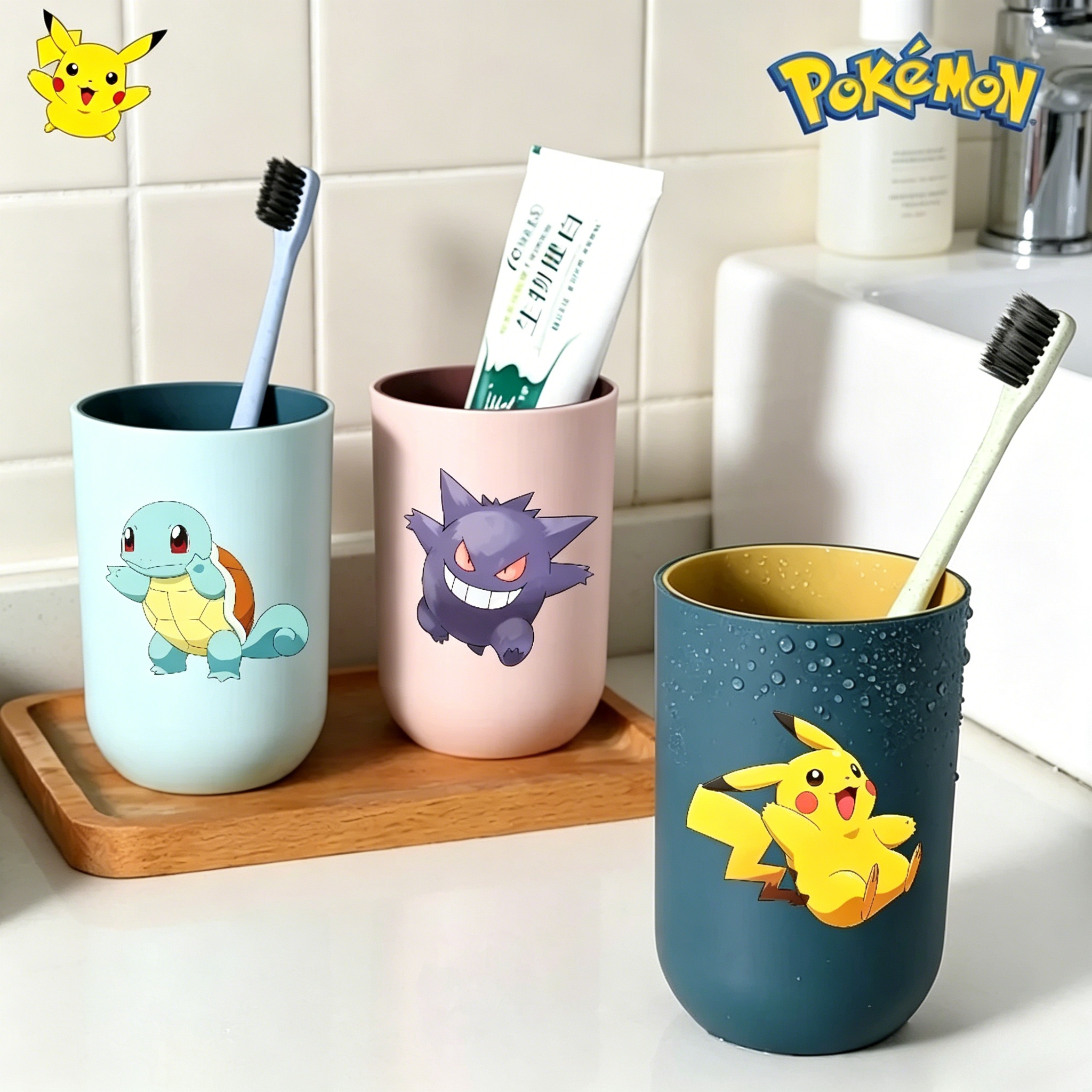 Cartoon Pokemon Bathroom Tumbl - Home Bathroom Accessories avis et prix