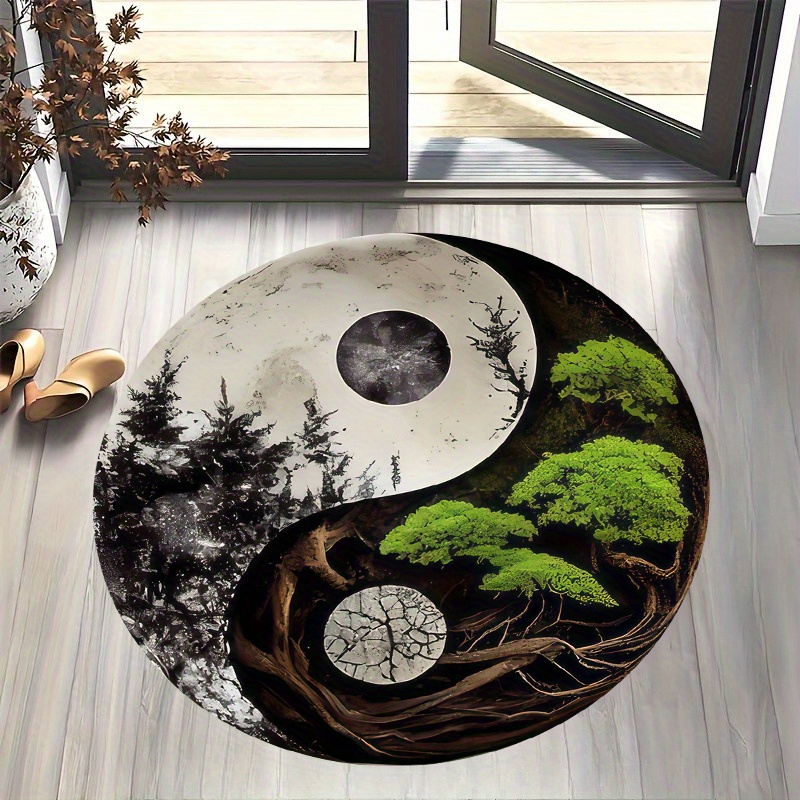 1pc Taiji-Style Night Scene Ro - Home Bathroom Scene avis et prix