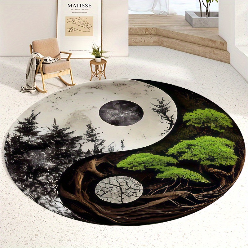 1pc Taiji-Style Night Scene Ro - Home Bathroom Scene avis et prix