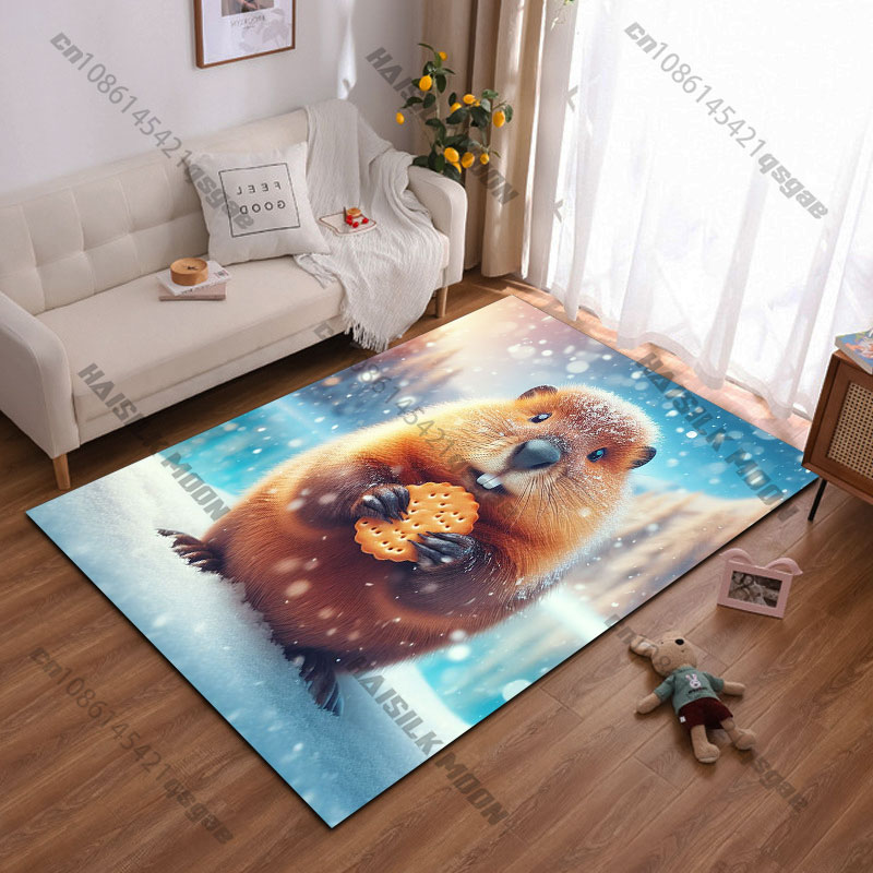 Winter scene animal snow backg - Home Bathroom Scene avis et prix