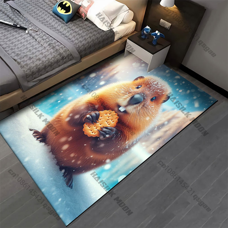 Winter scene animal snow backg - Home Bathroom Scene avis et prix