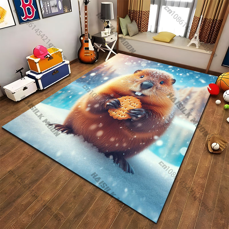 Winter scene animal snow backg - Home Bathroom Scene avis et prix