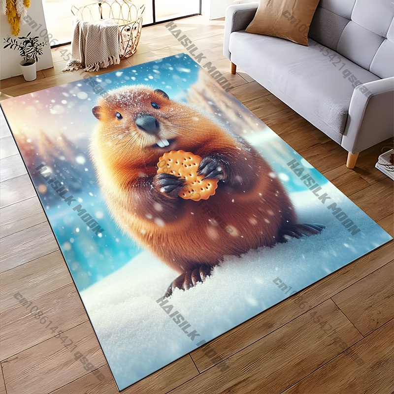 Winter scene animal snow backg - Home Bathroom Scene avis et prix