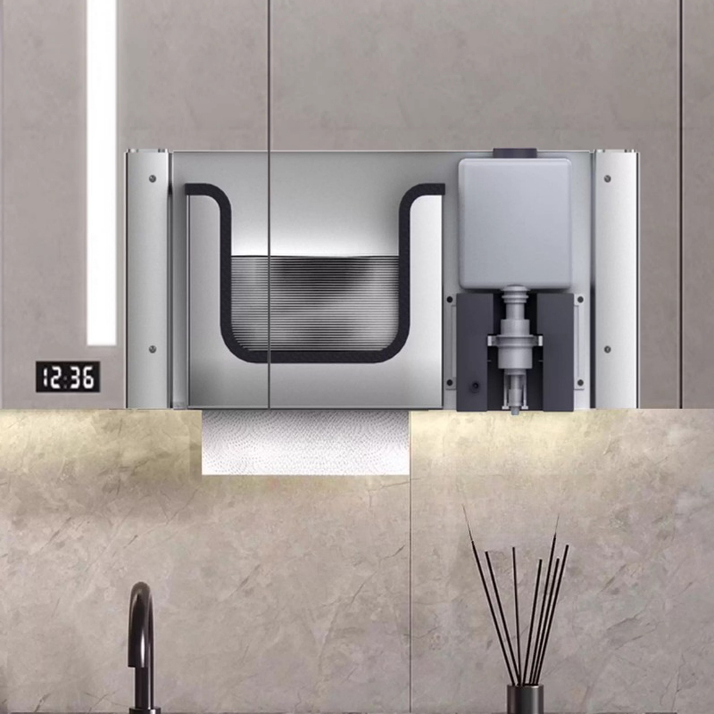 Stainless Steel Hidden Paper T - Home Bathroom Paper Towel Dispenser avis et prix