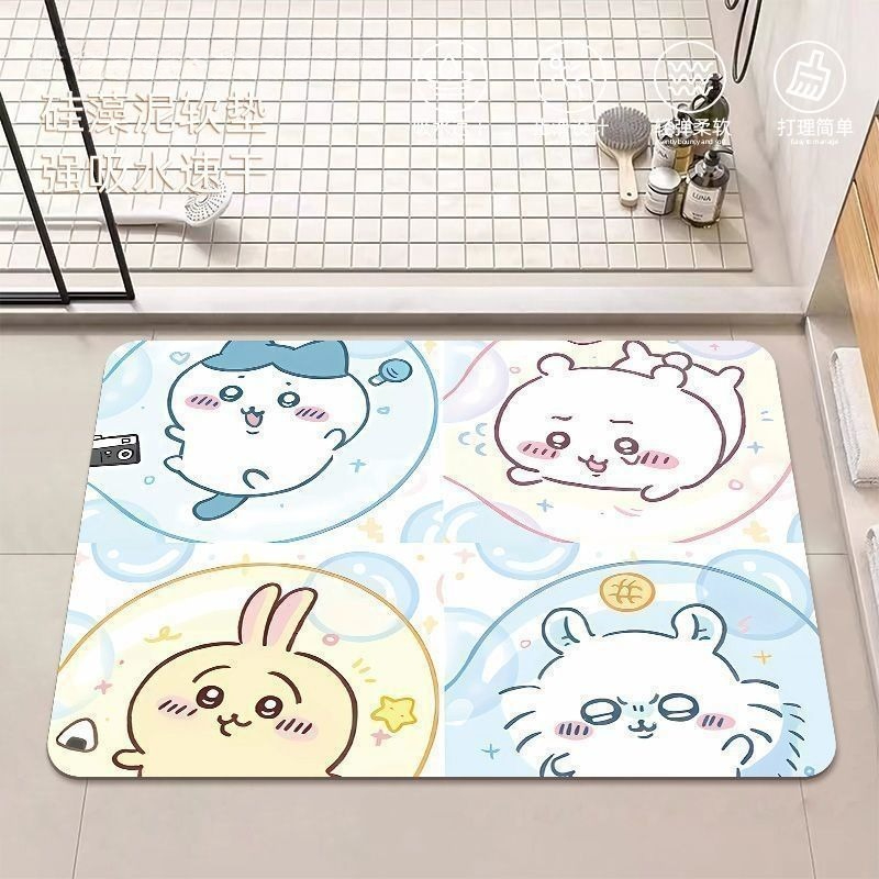 Anime Chiikawa Hachiware Usagi - Home Goods Bathroom Mats avis et prix