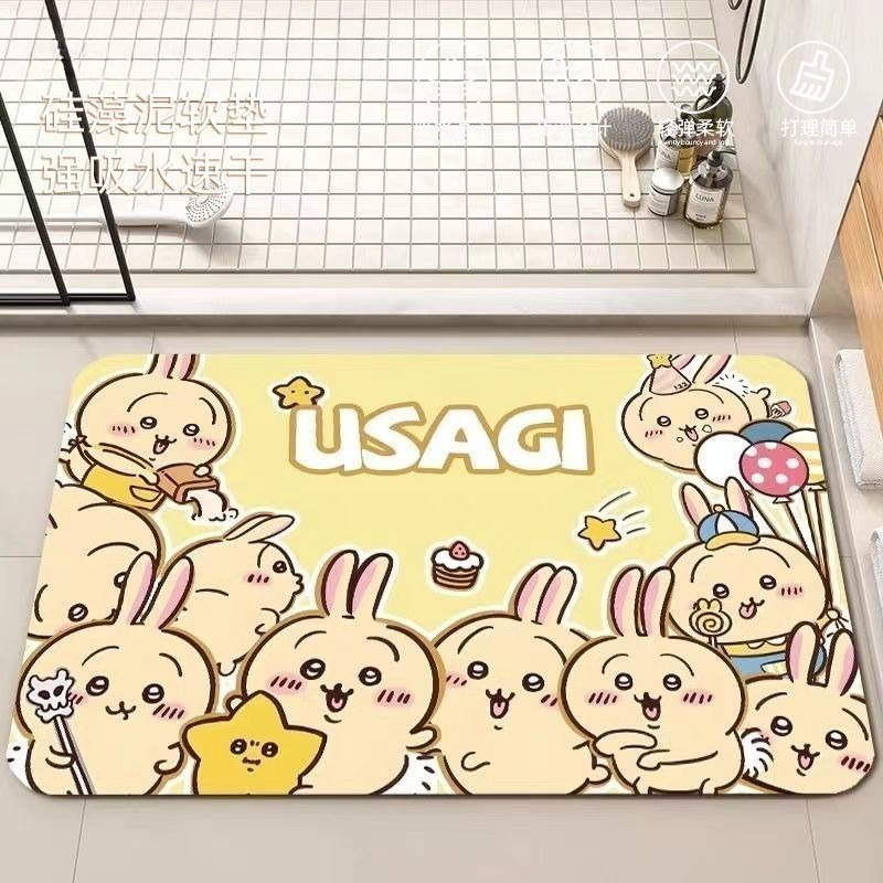 Anime Chiikawa Hachiware Usagi - Home Goods Bathroom Mats avis et prix
