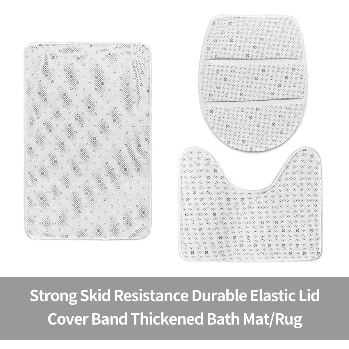 Two Tpot BFDI 3 Pcs Bath Mat B - Home Bathroom With Two Toilets avis et prix